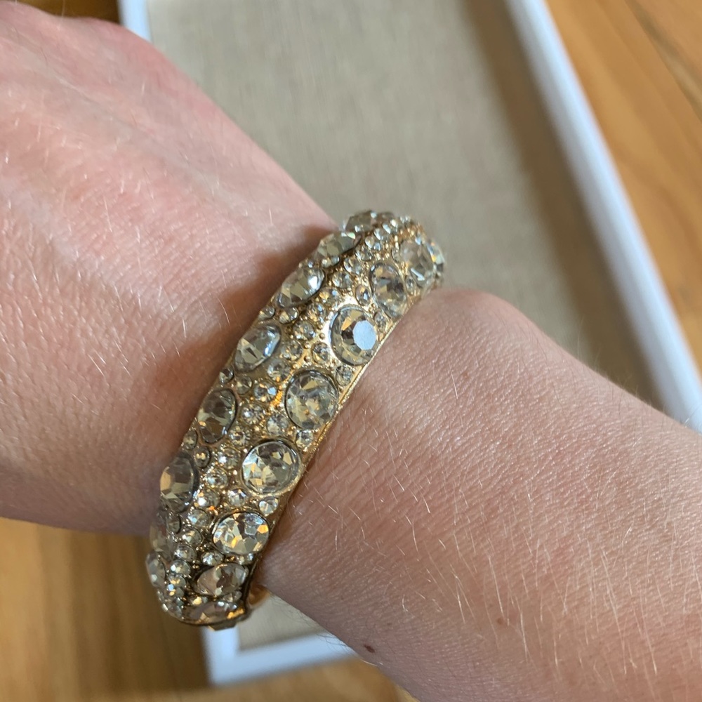 Gold rhinestone braclelet